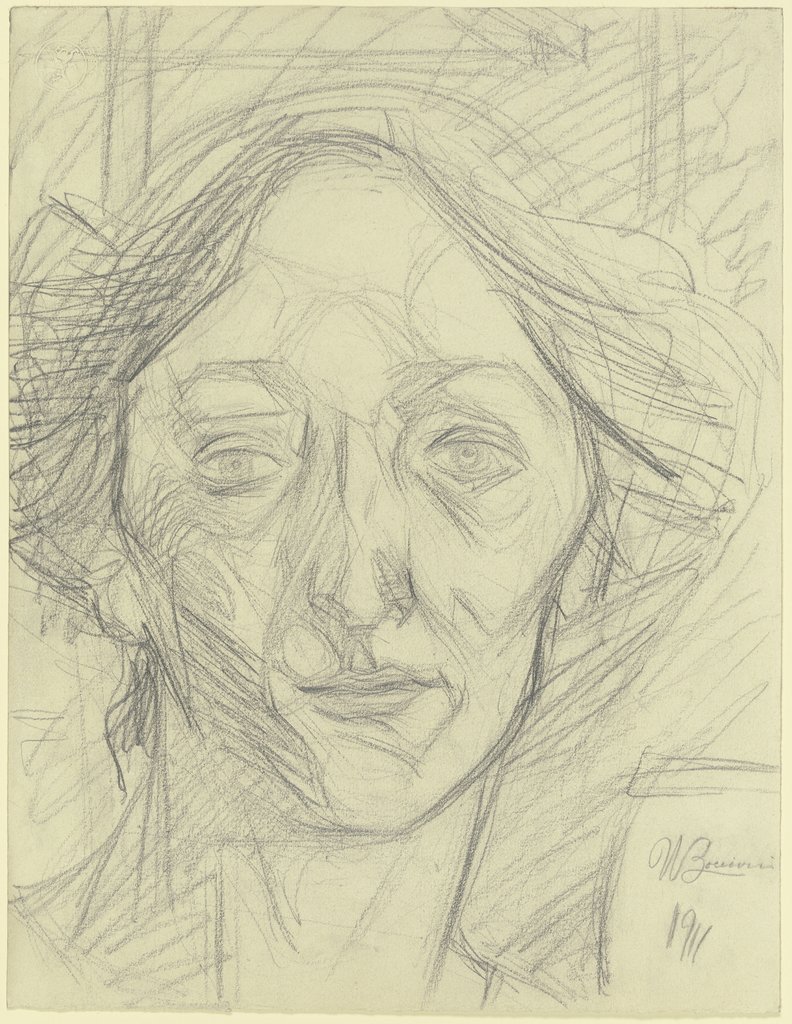 Frauenkopf, Umberto Boccioni