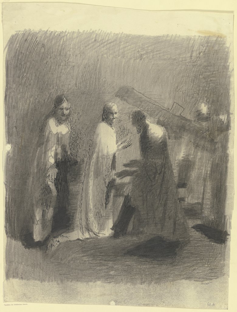 Christ and Nicodemus, Reinhold Ewald