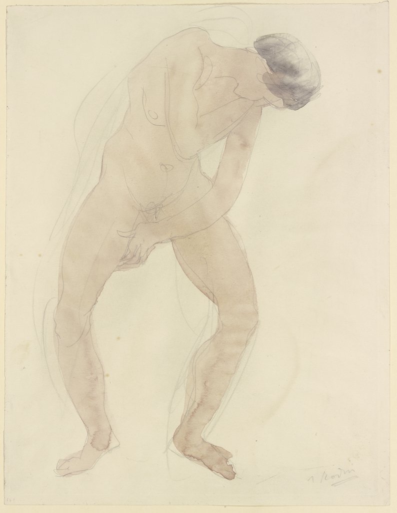 Stehender weiblicher Akt, Auguste Rodin;   ?