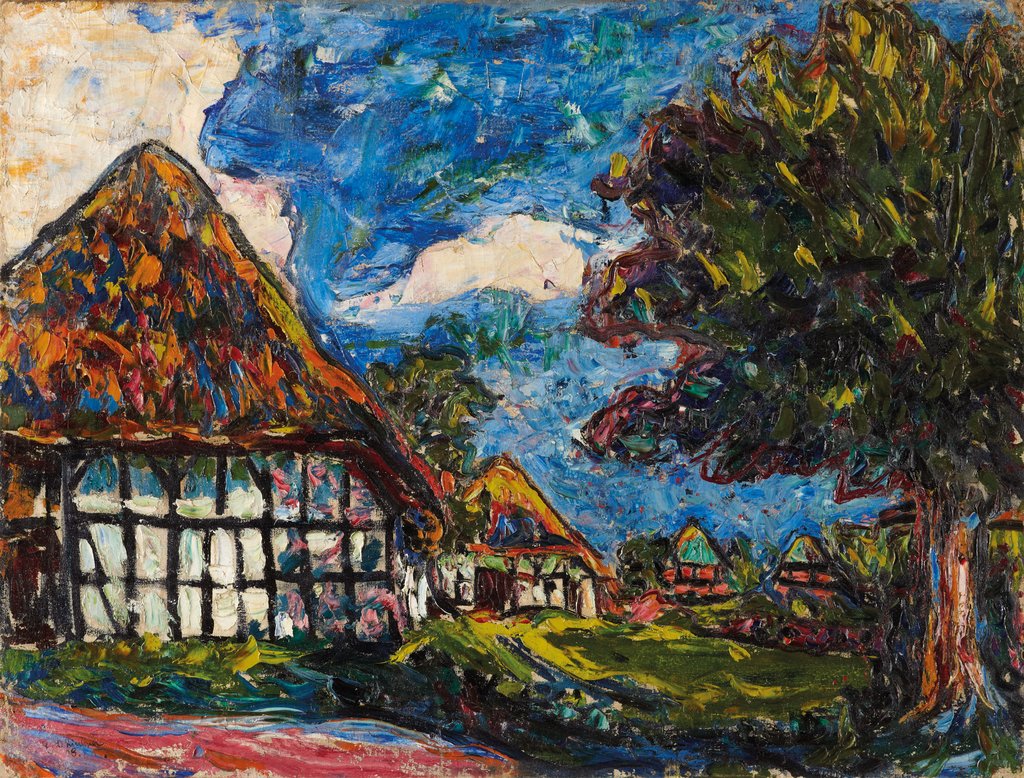 Fehmarn-Häuser, Ernst Ludwig Kirchner