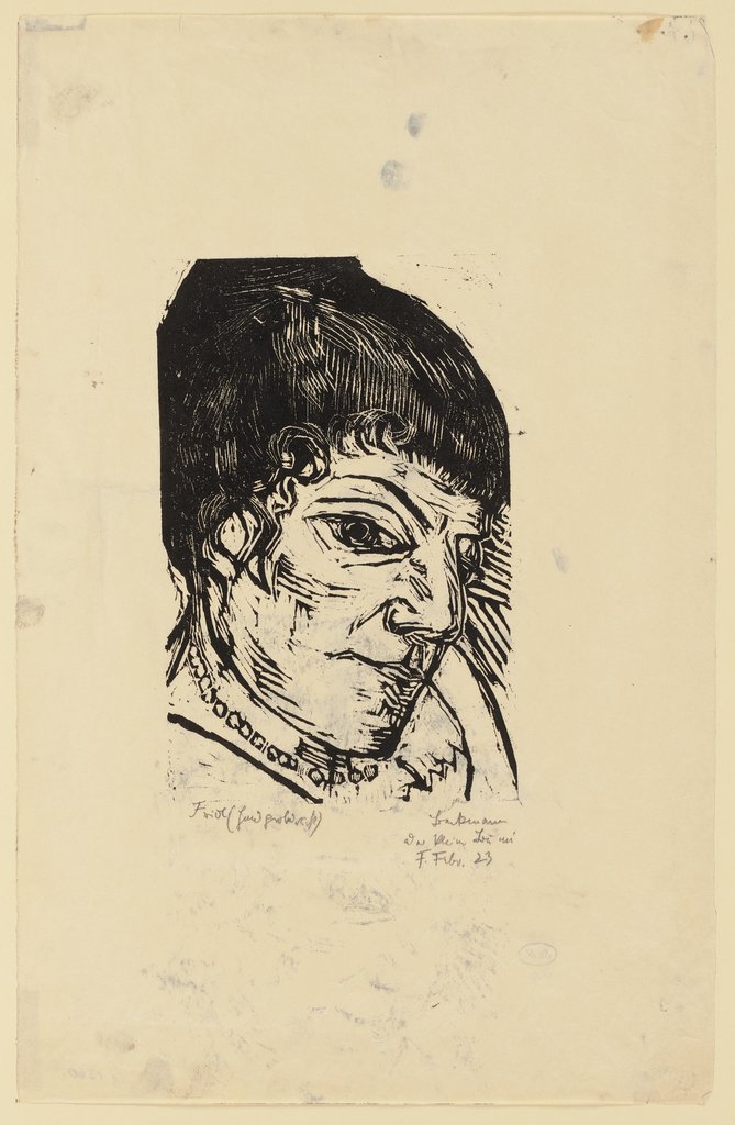 Bildnis Fridel Battenberg, Max Beckmann