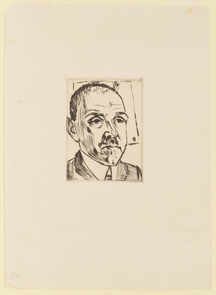 Bildnis Herr Loeb, Max Beckmann