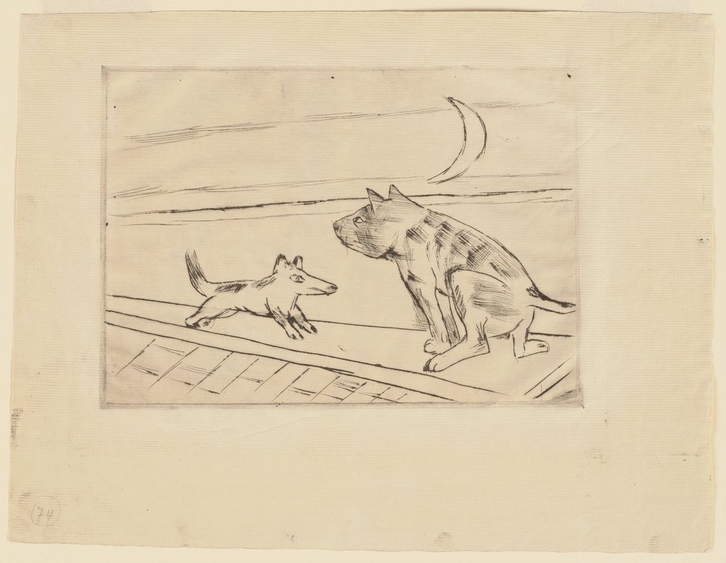 Dogs in the Evening Breeze, Max Beckmann