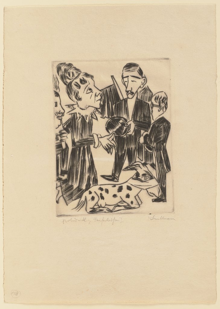 Memorial Services for the Good King Laudamus, Max Beckmann