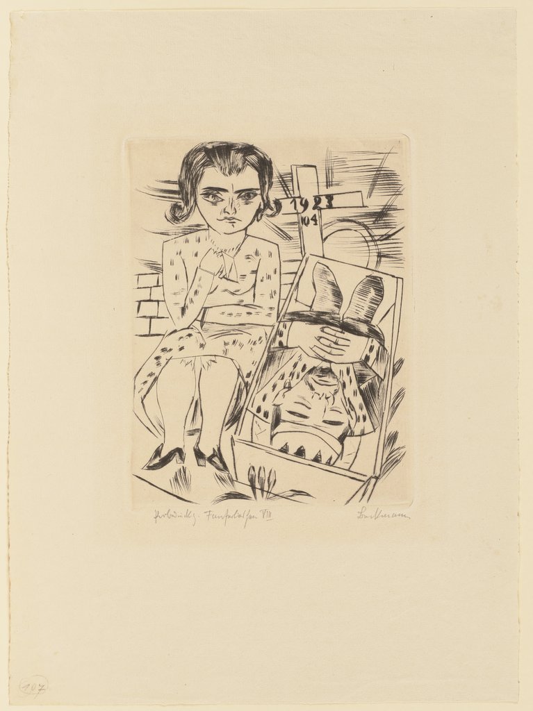 Princess Ursula von Bärwalde Mourning for King Jerum, Max Beckmann