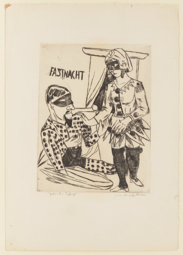 Fastnacht, Max Beckmann