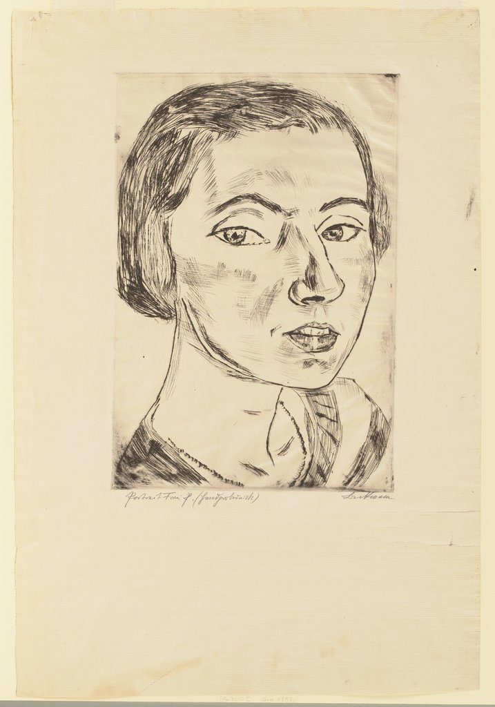 Bildnis Frau Parcus I, Max Beckmann