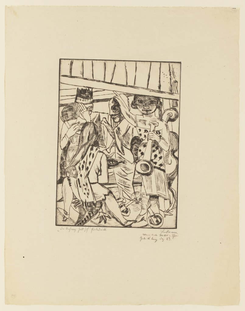 Der Vorhang hebt sich, Max Beckmann