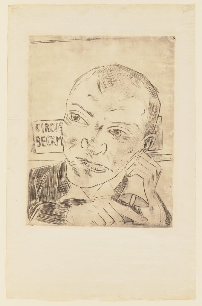 Der Ausrufer (Selbstbildnis), Max Beckmann