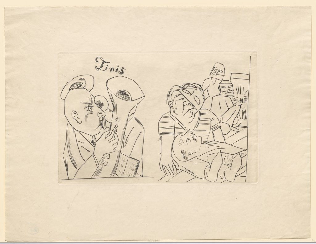 Ebbi: Illustrationen für Akt IV, Max Beckmann