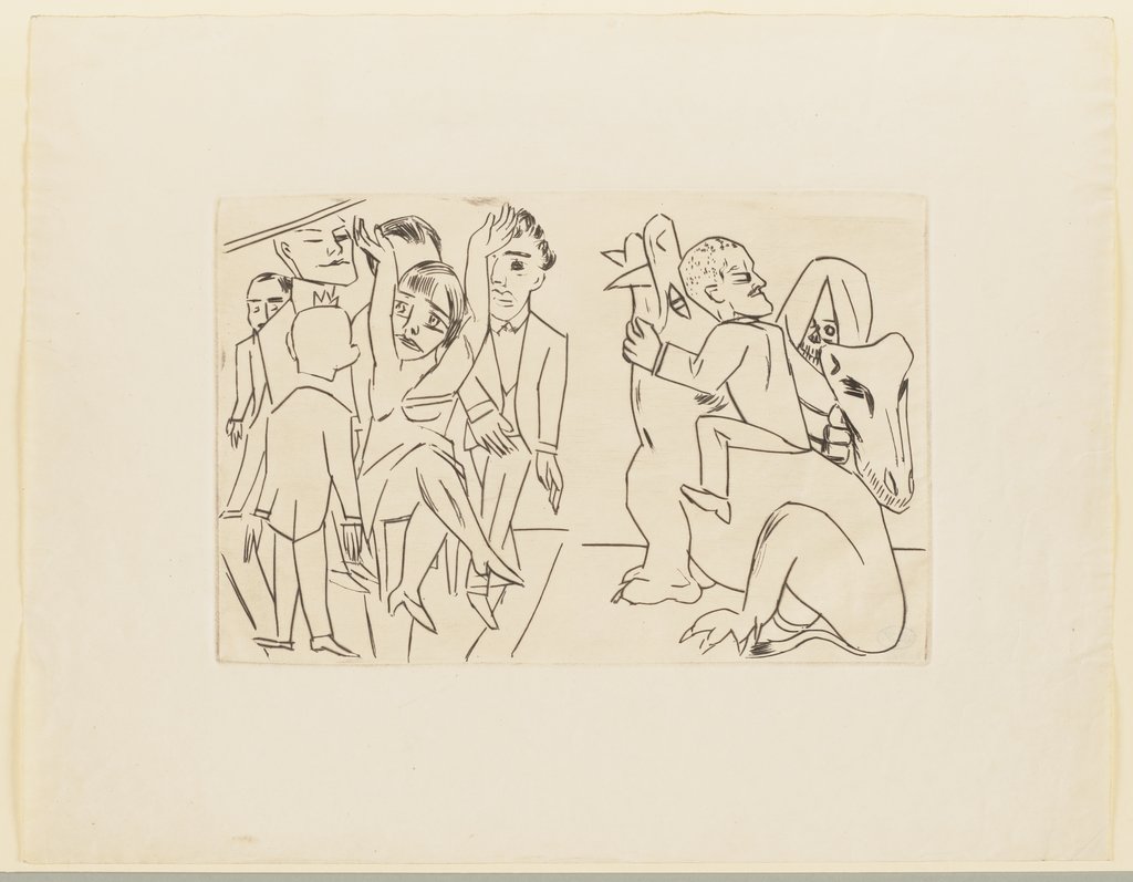 Ebbi: Illustrations for Act III, Max Beckmann