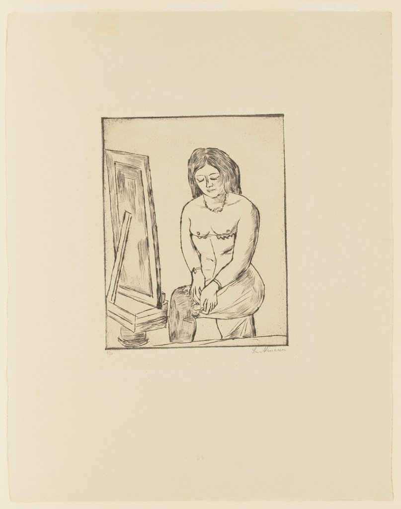 Toilette (Before the Mirror), Max Beckmann