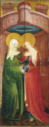 The Visitation (exterior wing of the altarpiece allegedly from Saint Peter's, Frankfurt)