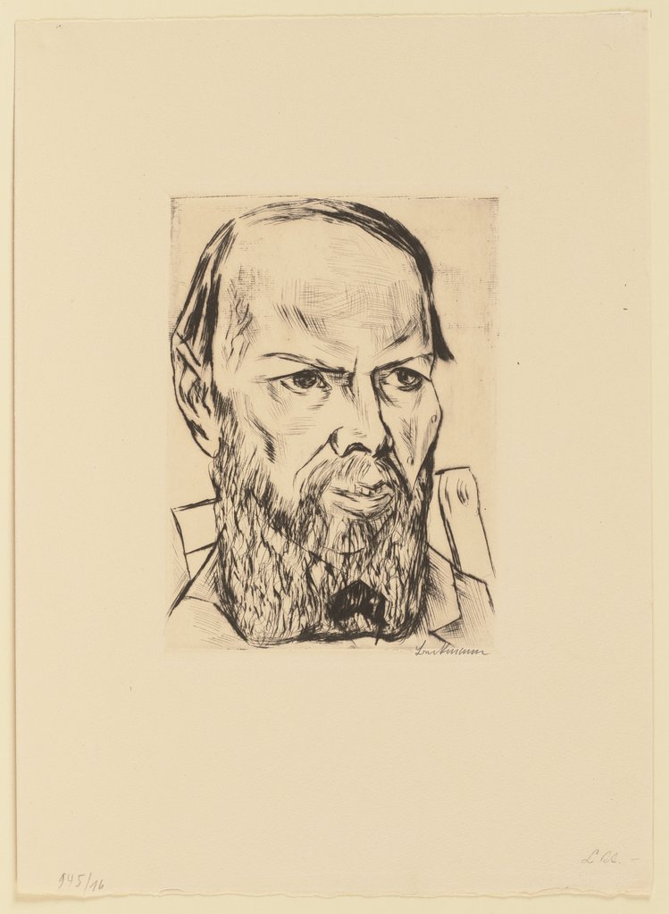 Dostoyevski I, Max Beckmann