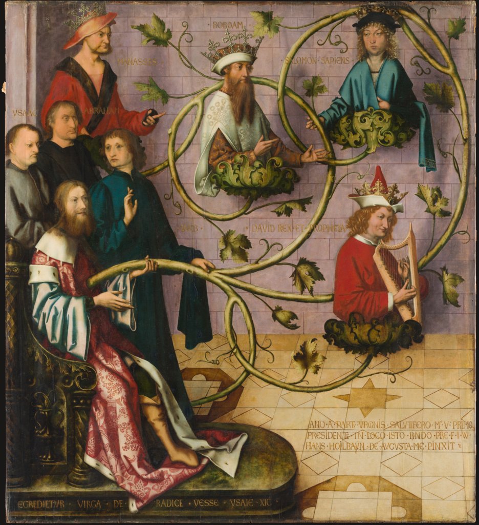 Stammbaum Christi (unterer Teil), Hans Holbein d. Ä.