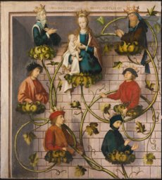 High Altar of the Dominican Church in Frankfurt:
Tree of Jesse