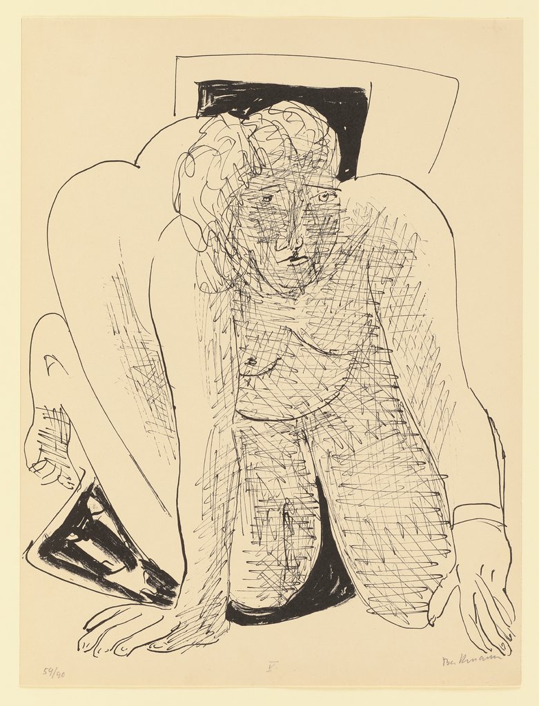 Crawling Woman, Max Beckmann