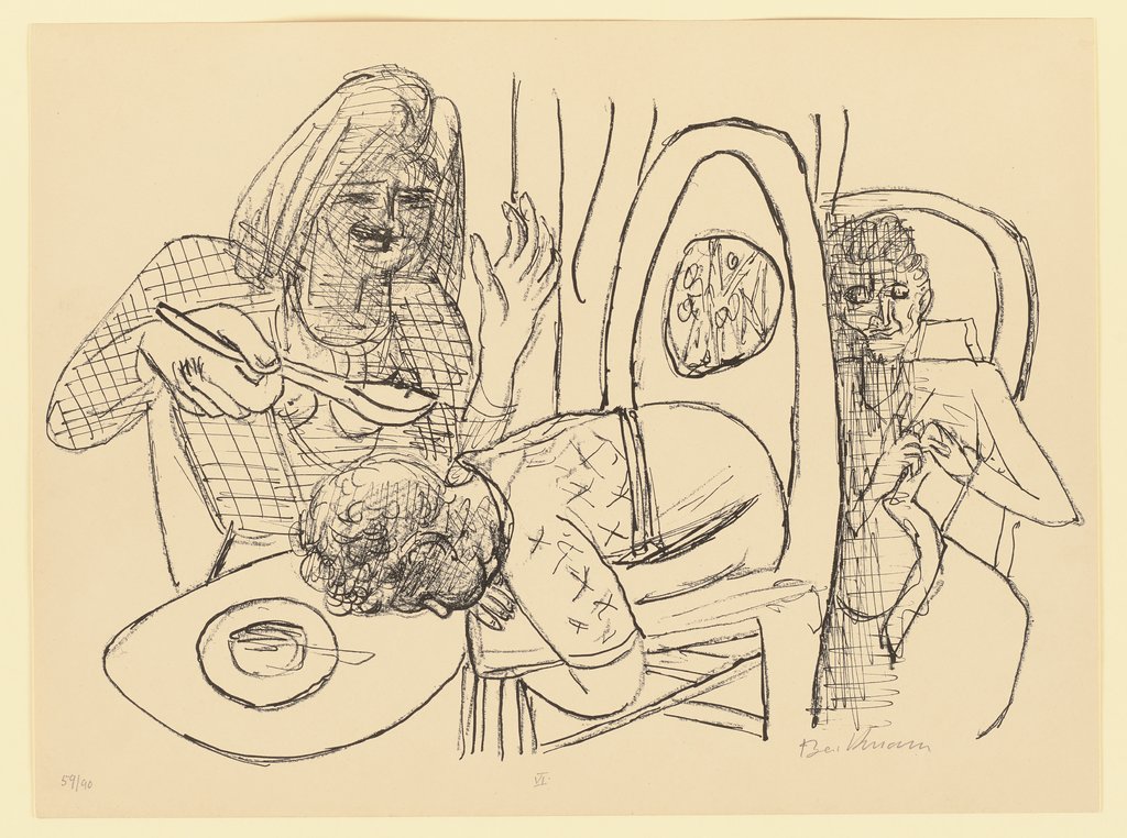 Ich esse meine Suppe nicht, Max Beckmann