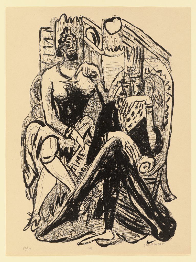König und Demagoge, Max Beckmann