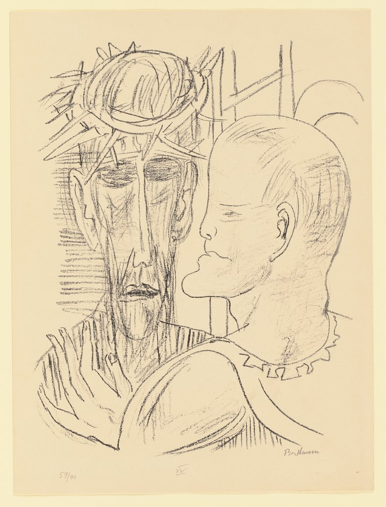 Christ and Pilate, Max Beckmann
