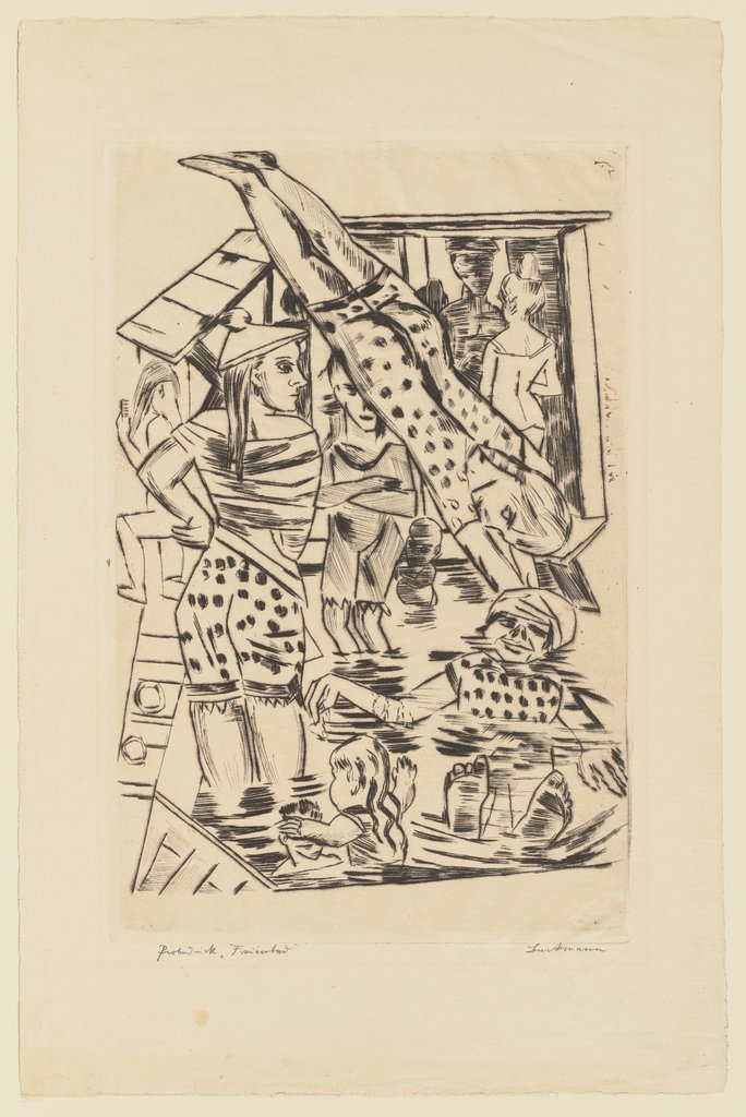 Frauenbad, Max Beckmann