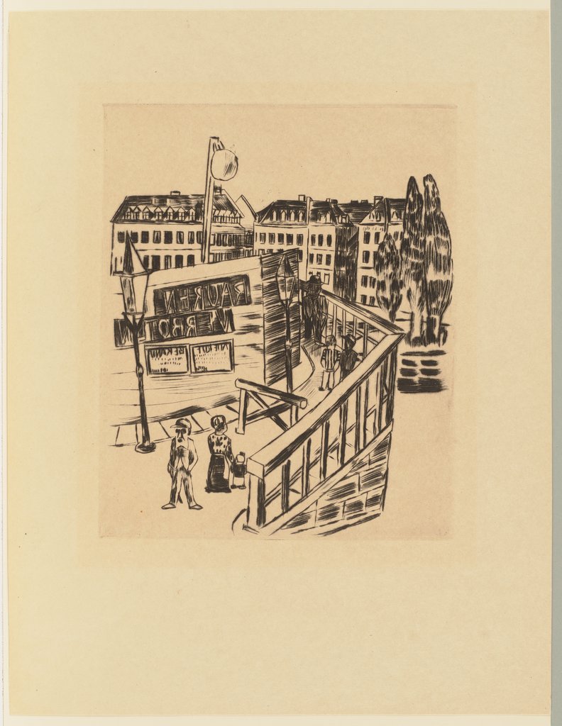 Wooden Bridge, Max Beckmann