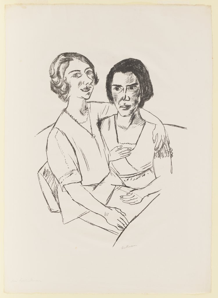 Two Women, Max Beckmann