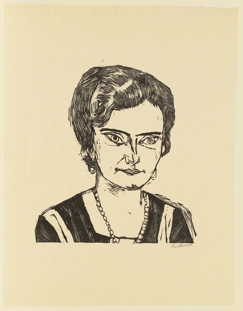 Portrait of "Frau H. M." (Naila), Max Beckmann