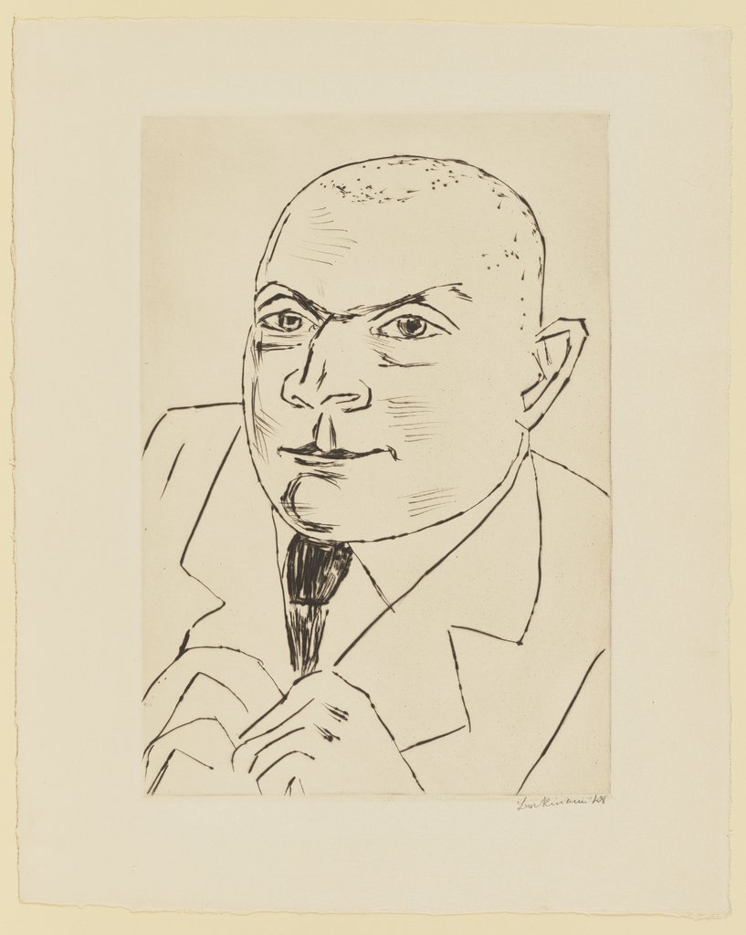 Bildnis Baron Simolin II (große Fassung), Max Beckmann