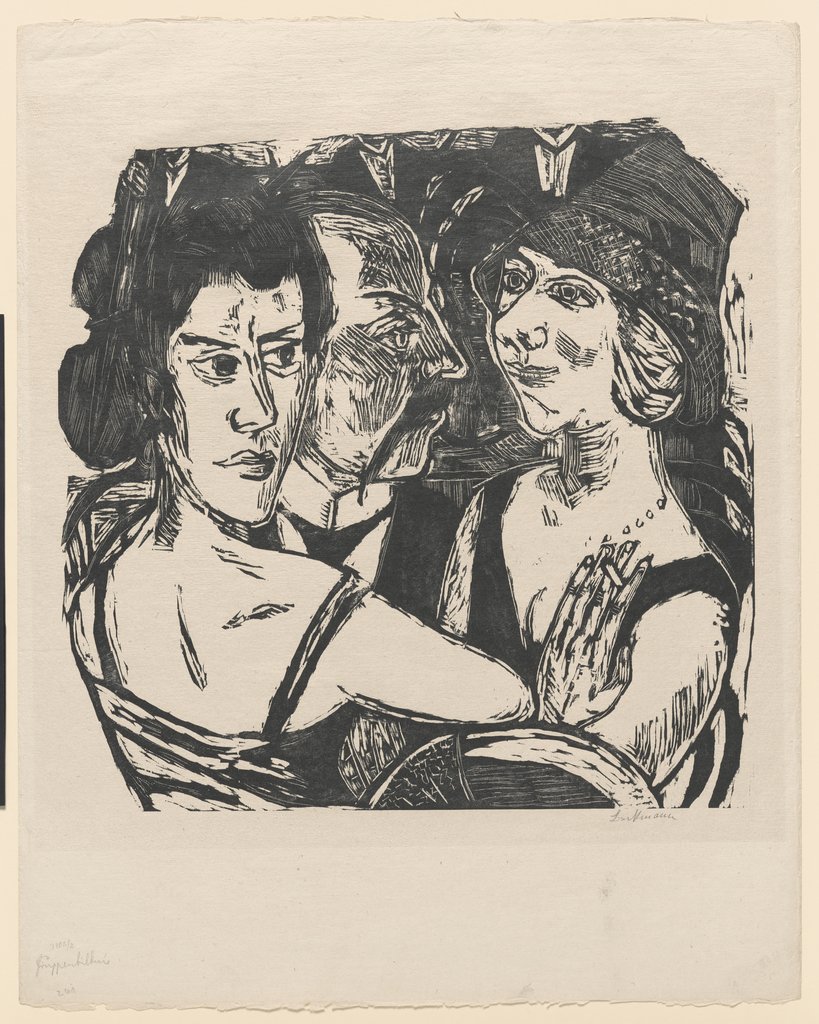 Gruppenbildnis Edenbar, Max Beckmann