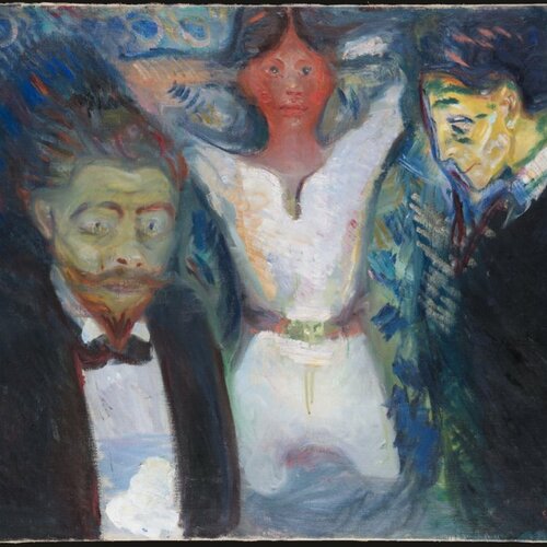 Eifersucht, Edvard Munch