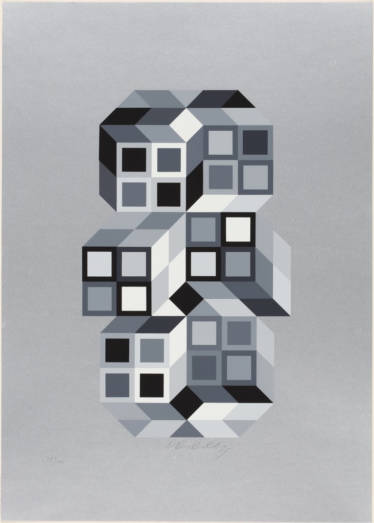 Tridimarg (silber), Victor Vasarely