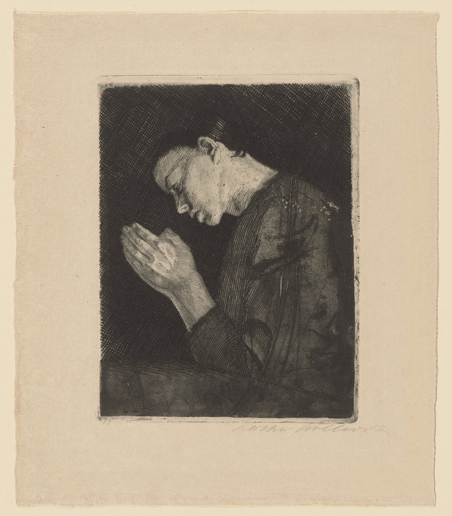 Girl Praying, Käthe Kollwitz