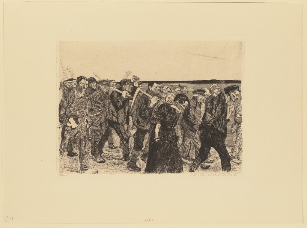 March of the Weavers, Käthe Kollwitz