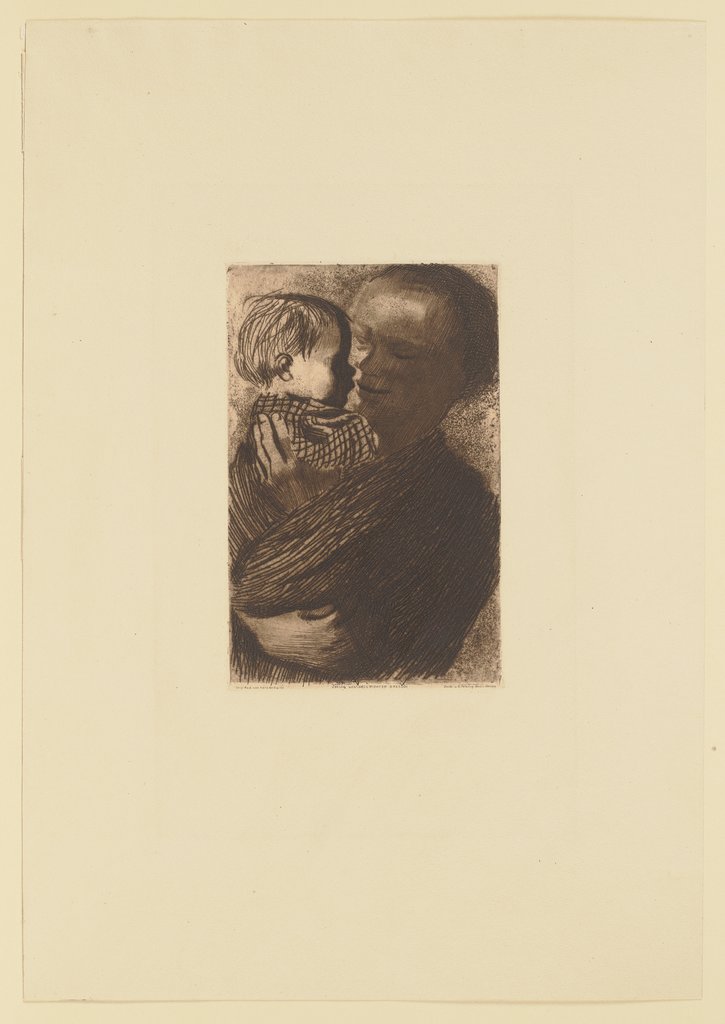 Mutter mit Kind auf dem Arm, Käthe Kollwitz