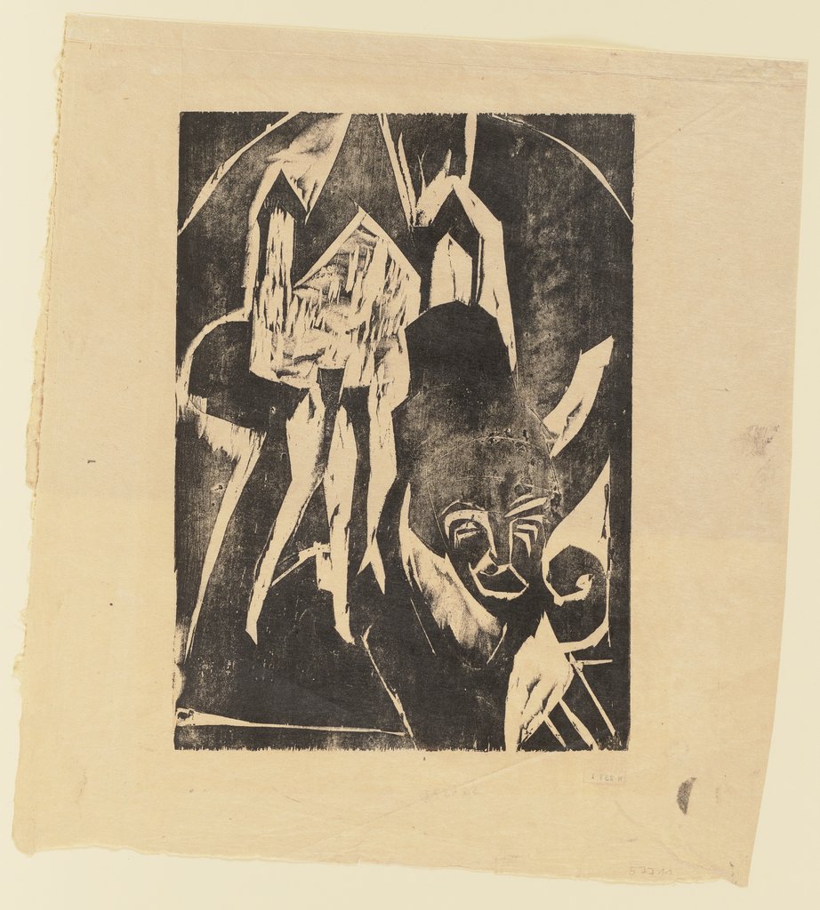 Kokotte auf der Straße, Ernst Ludwig Kirchner