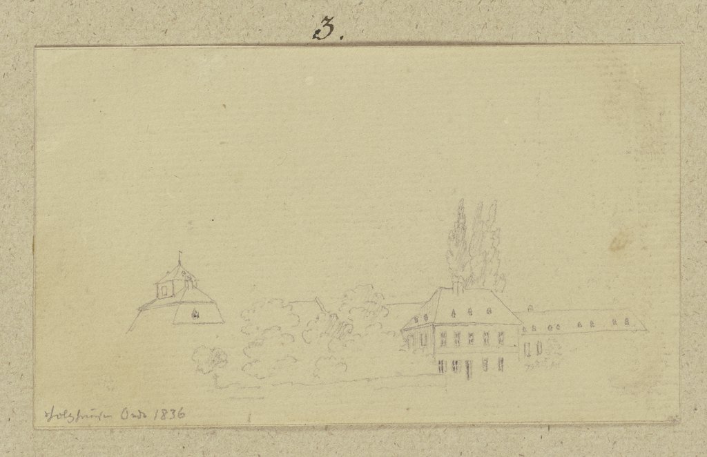 View of Holzhausen Oedt, Carl Theodor Reiffenstein