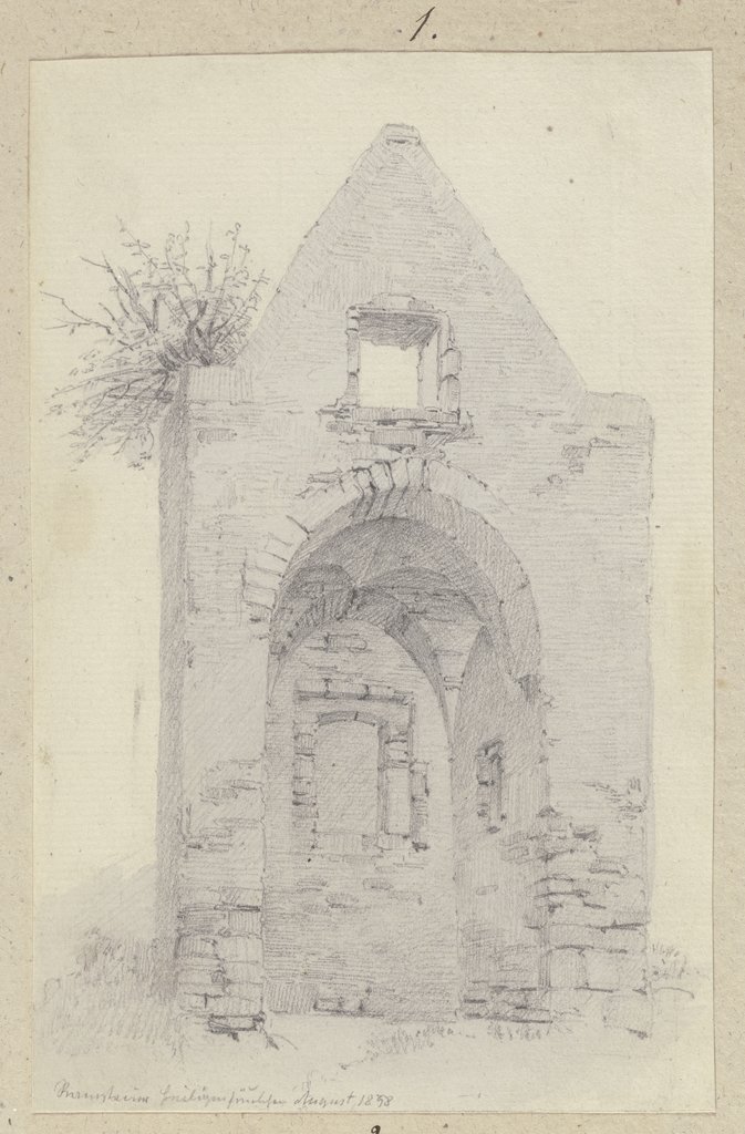 Verfallene Kapelle zu Ramstein, Carl Theodor Reiffenstein