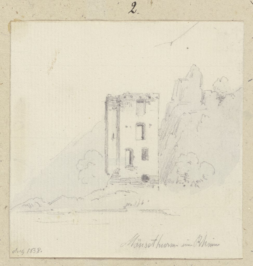 The mouse tower of Bingen, Carl Theodor Reiffenstein