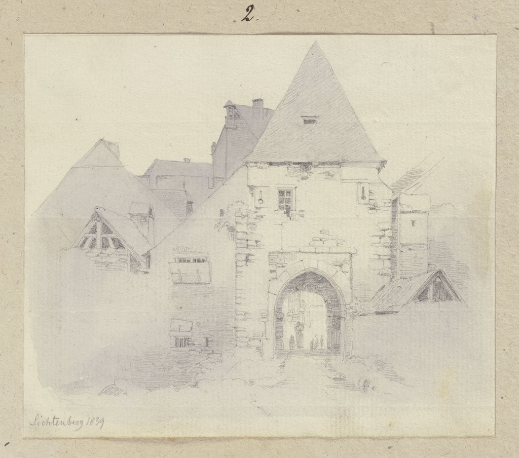 Gatehouse in Lichtenberg, Carl Theodor Reiffenstein
