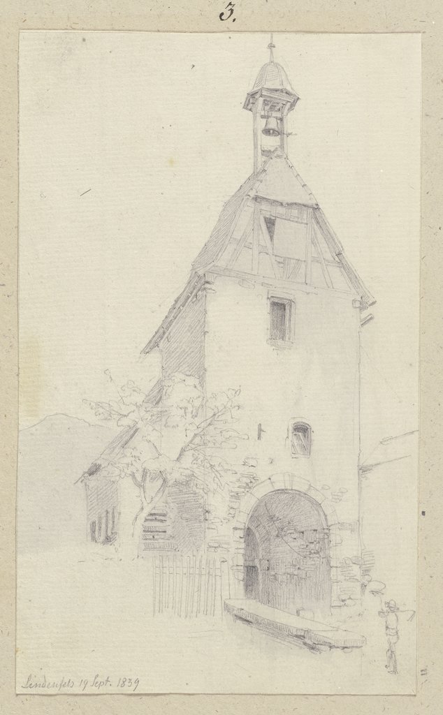 Bell tower in Lindenfels, Carl Theodor Reiffenstein