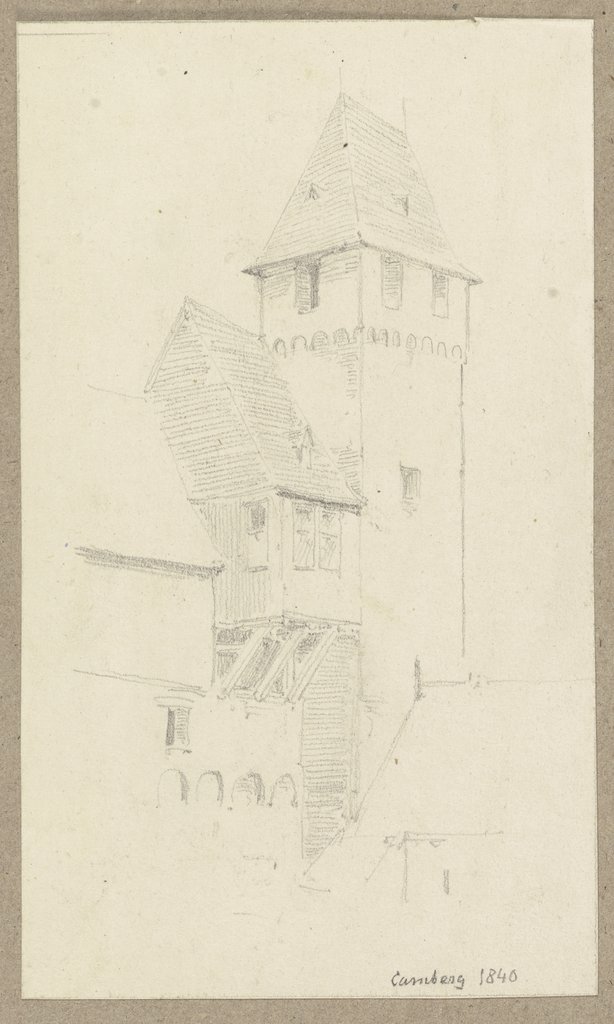 Der Untertorturm in Bad Camberg, Carl Theodor Reiffenstein