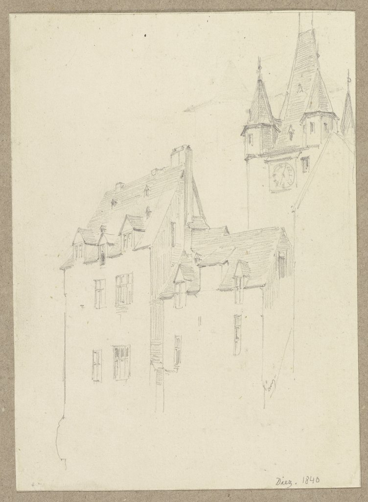 Count's castle Diez, Carl Theodor Reiffenstein