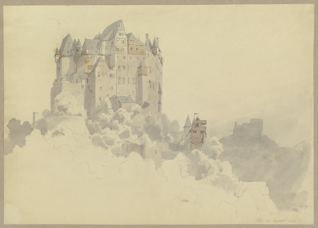 Eltz castle, Carl Theodor Reiffenstein
