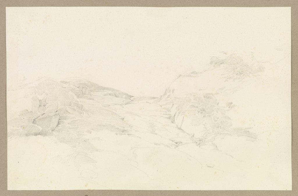Felsenlandschaft, Carl Theodor Reiffenstein