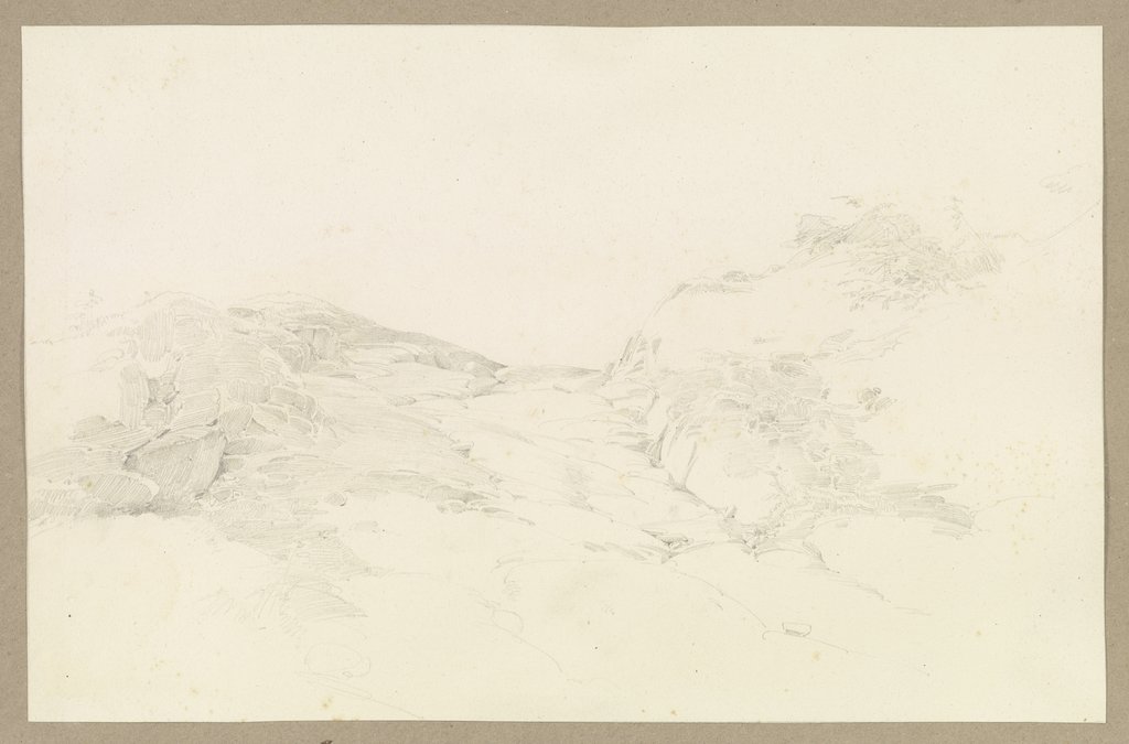 Rocky landscape, Carl Theodor Reiffenstein