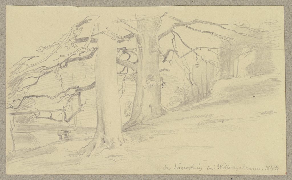 Der Jägersteig bei Willingshausen, Carl Theodor Reiffenstein