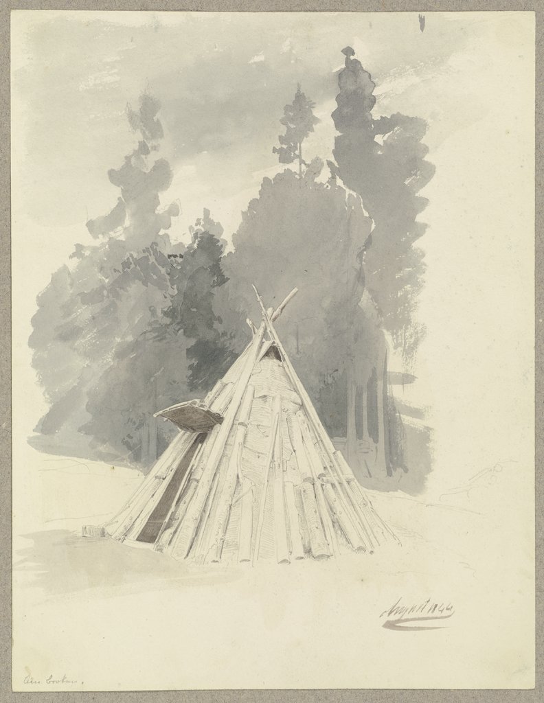 Charburners hut on the Brocken, Carl Theodor Reiffenstein