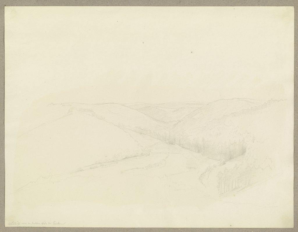 Aussicht von der halben Höhe des Brockens, Carl Theodor Reiffenstein