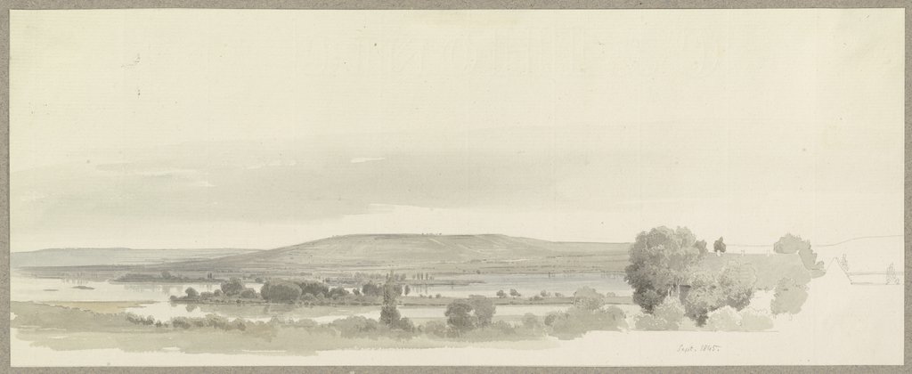 Landscape of the Middle Rhine, Carl Theodor Reiffenstein